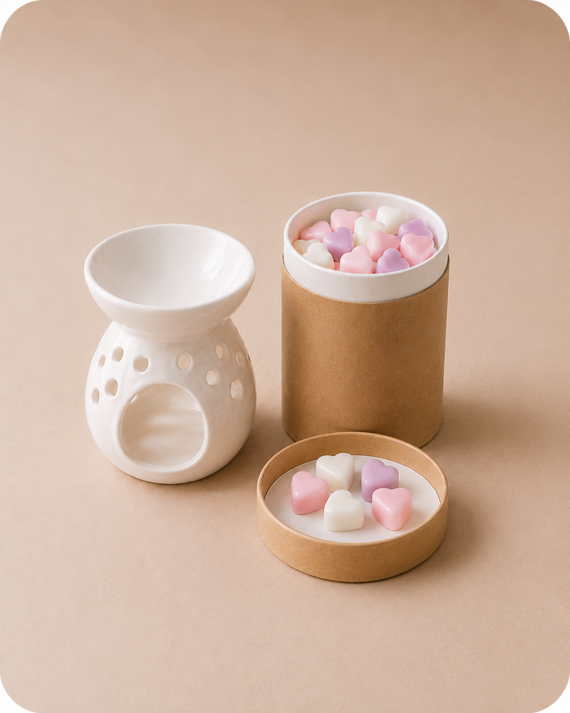 Love Notes – Bergamot, Rose & Honey Wax Melt Kit